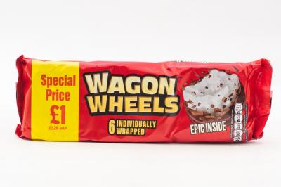 Печенье с суфле Wagon Wheels покрытое глазурью 228 гр