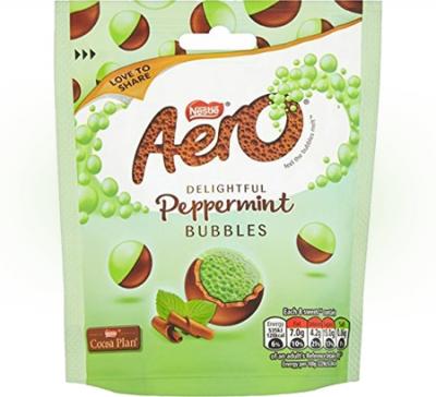 Шоколадное драже Nestle Aero Peppermint "Воздушный шоколад" 102 гр