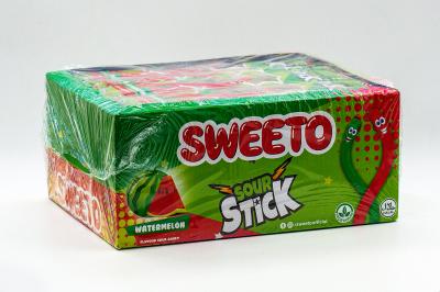 Мармелад SWEETO"SOUR STICK" WATERMELON (Кислые палочки Арбуз) 35 грамм