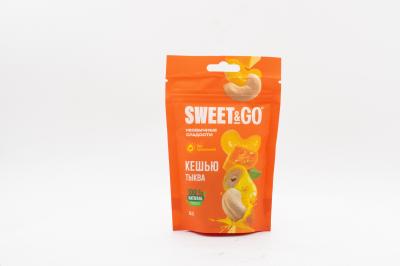 Конфеты Sweet&Go в тыквенной глазури с цельным кешью (Россия) 80г